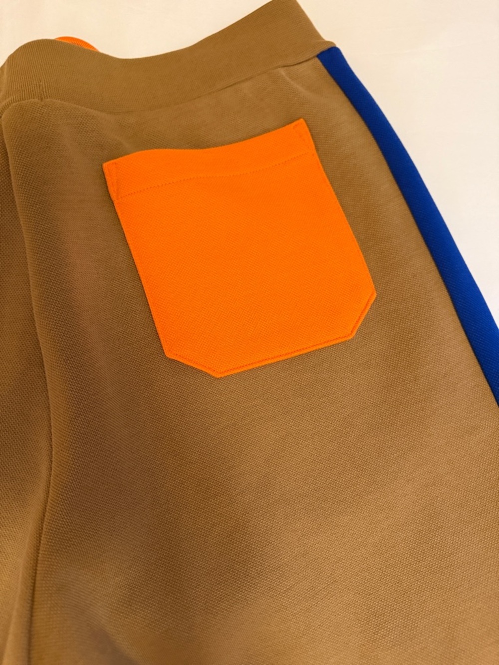 Polo by Ralph Lauren Orange and Brown Colorblock Jogger Set - Picture 10 of 11